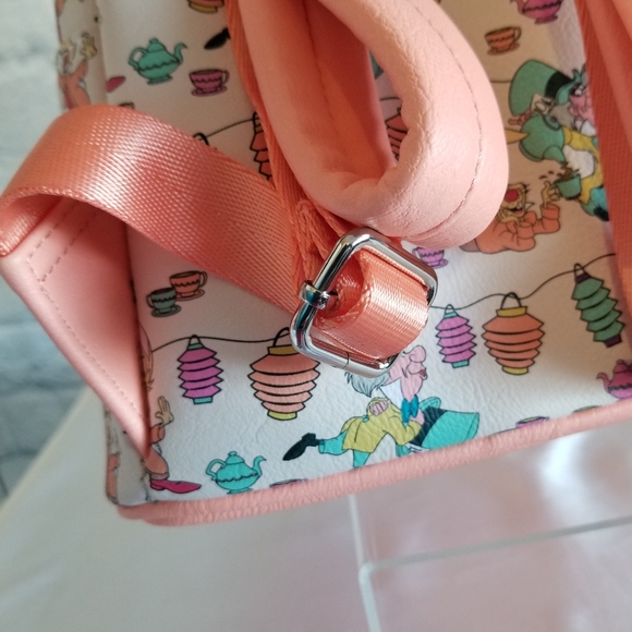 Loungefly Mad Hatter Tea Party Alice in Wonderland Mini Backpack Bag New - Picture 10 of 16